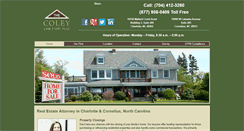 Desktop Screenshot of coleylawfirm.com