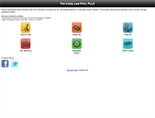Tablet Screenshot of coleylawfirm.com
